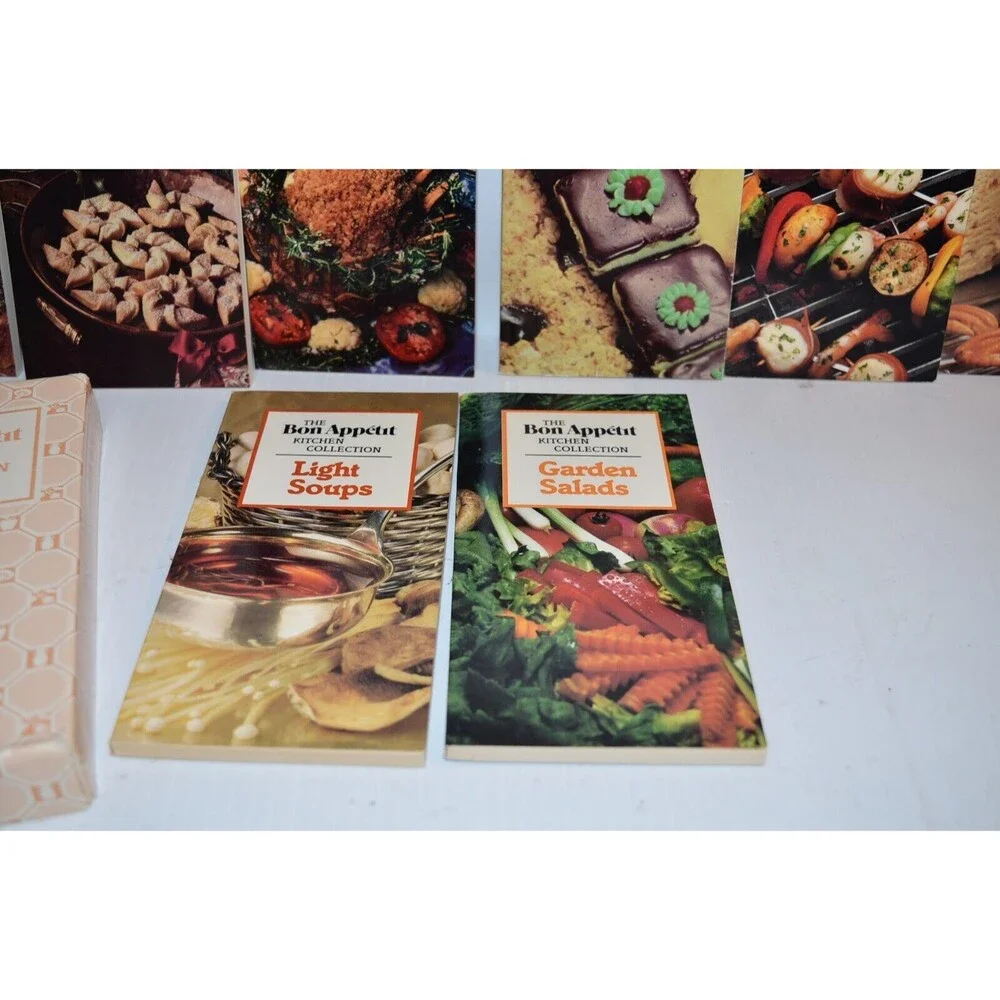 Vtg 8 pc BON‎ APPETIT Kitchen Collection Homestyle Cooking Cookbooks lot 1980's
